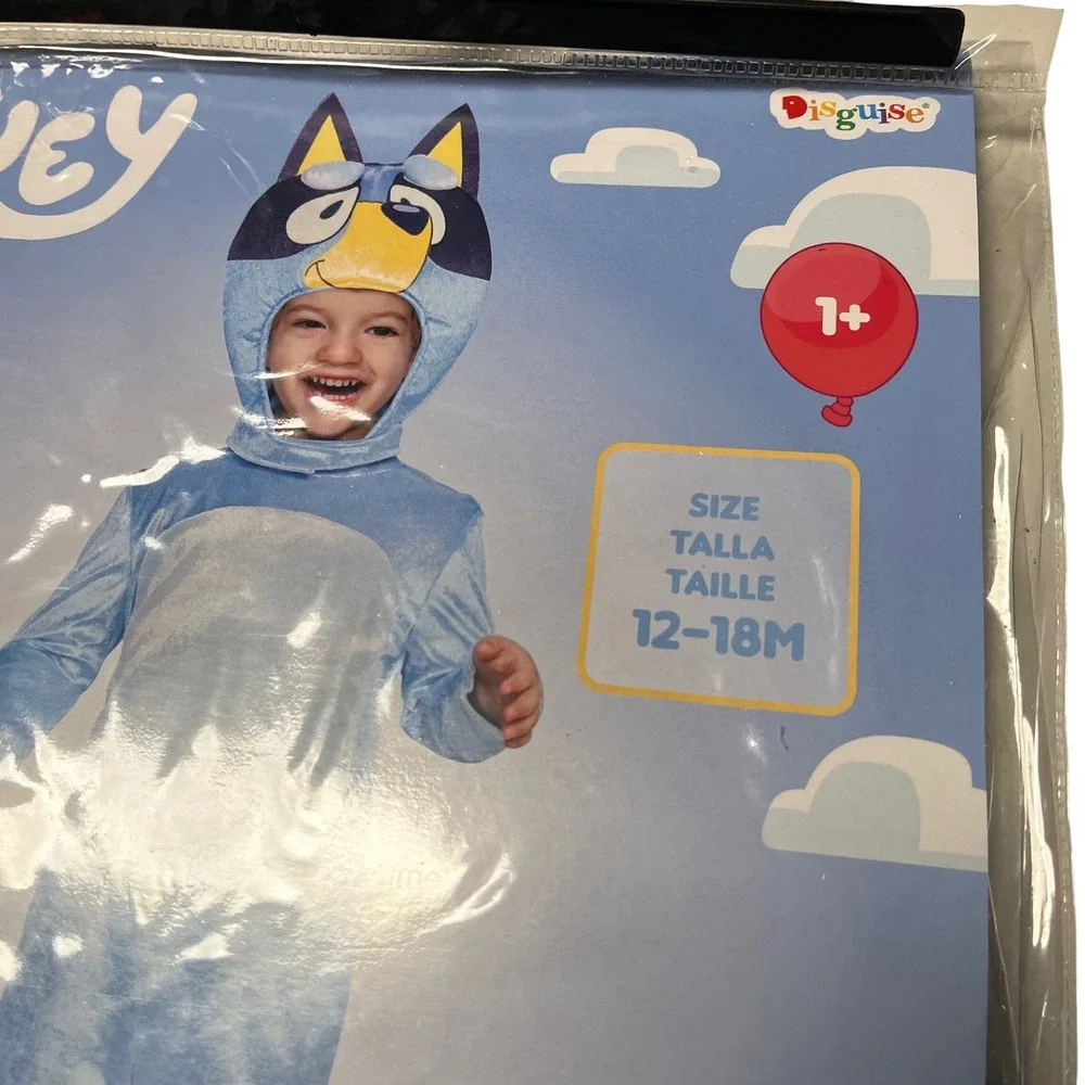 Disguise Bluey Child Costume 12-18 Months Toddler‎ Dress Up Halloween - Picture 2 of 3